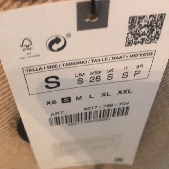 Zara tweed car coat S - Picture 3 of 9